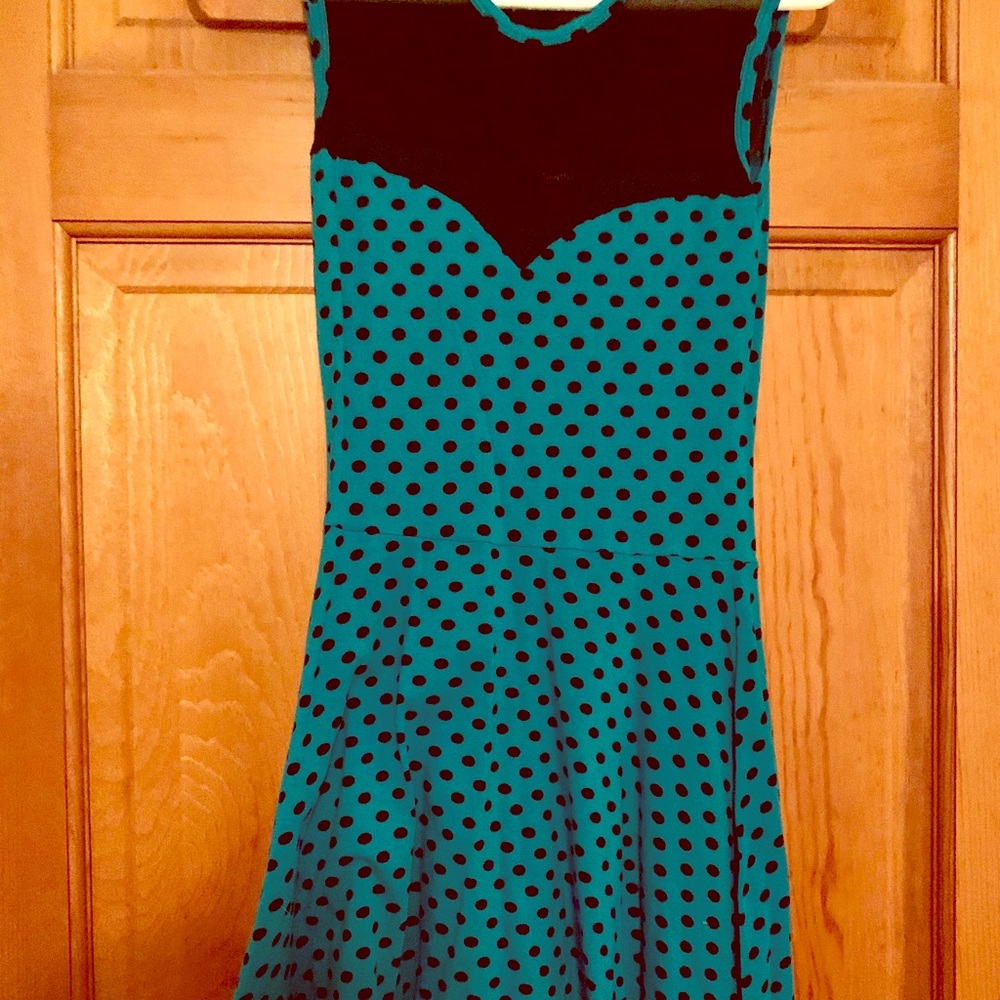 Sourpuss polka dot pinup skater dress